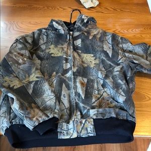 Carhartt camo Mossy Oak hooded jacket